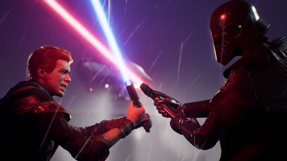 star wars fallen order trailer lightsaber duels boss fight