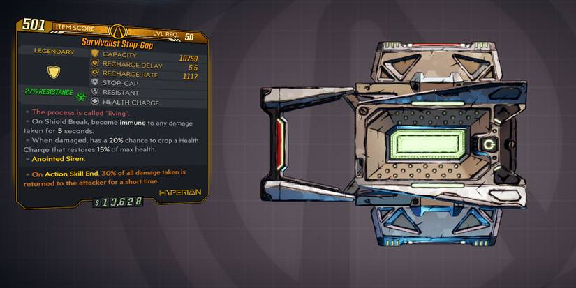 stop-gap legendary shield guide borderlands 3 gearbox