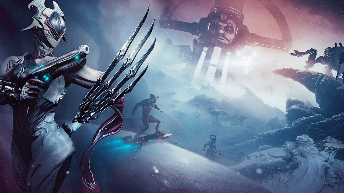 warframe fans playing song in-game guitar