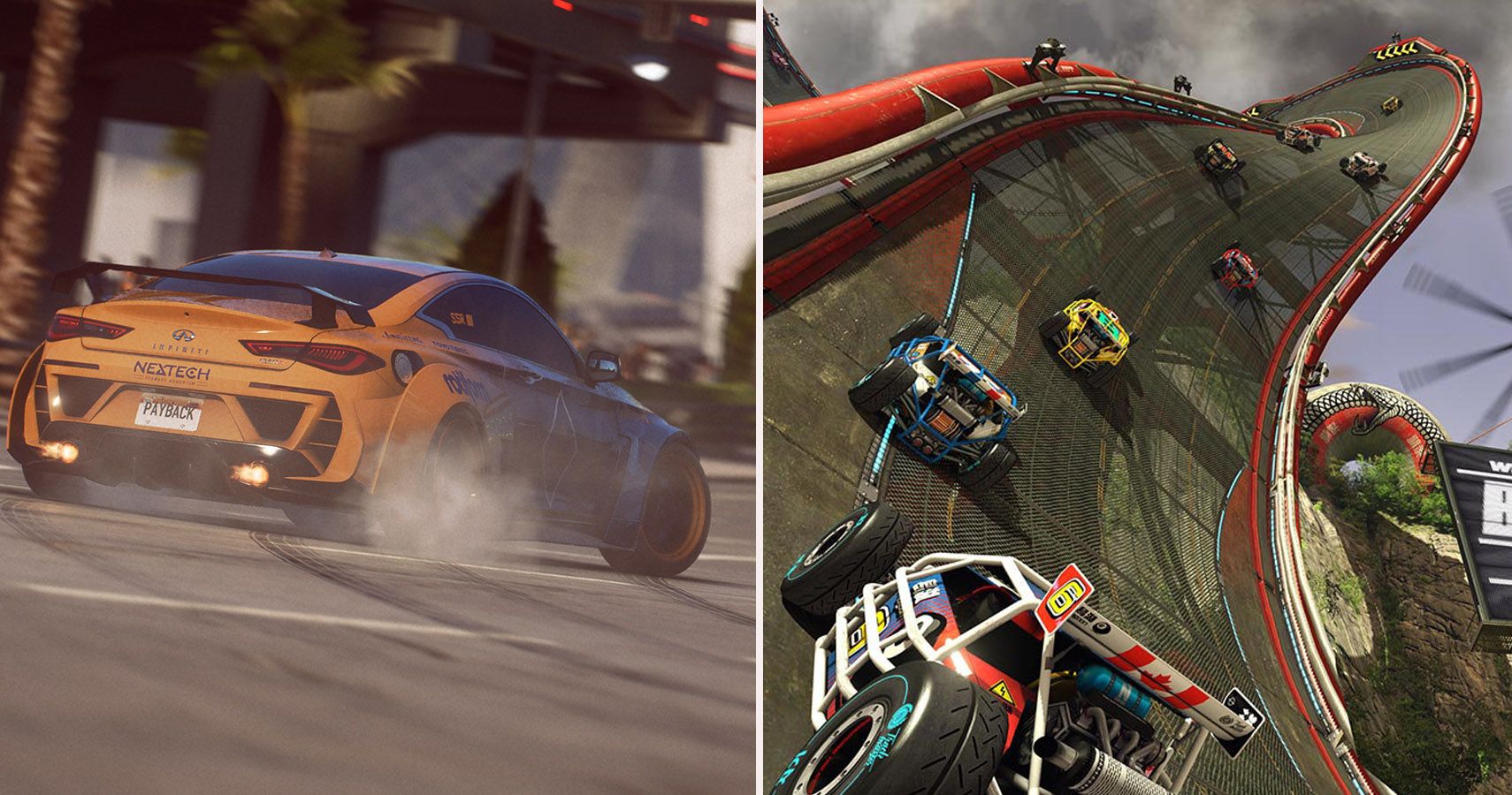 car racing game ps4