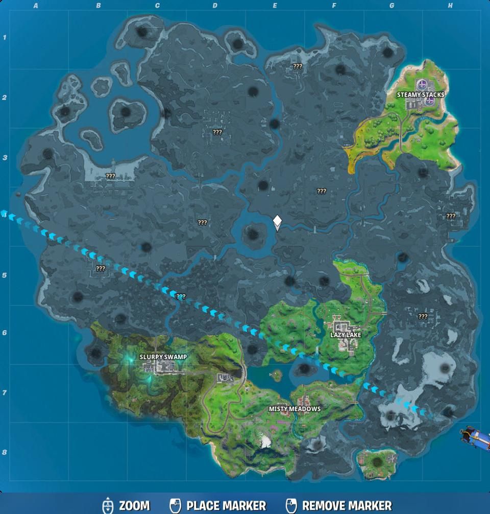 New Chapter 2 Fortnite map greyed out