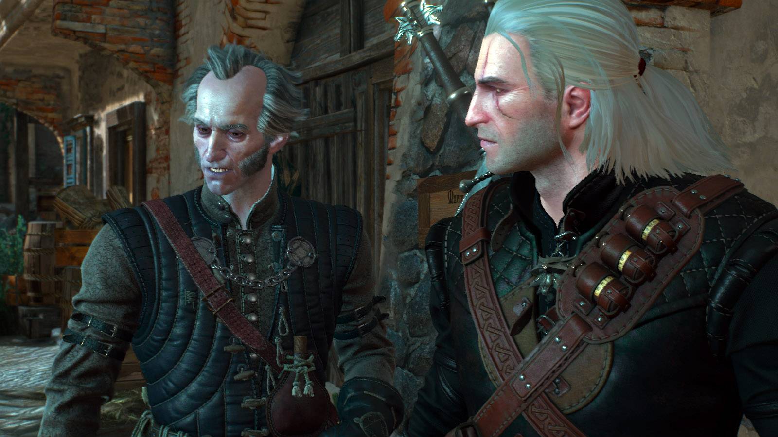 Regis and Geralt in The Witcher 3 Blood and Wine