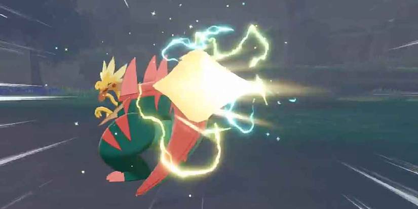 Dracozolt using Bolt Beak