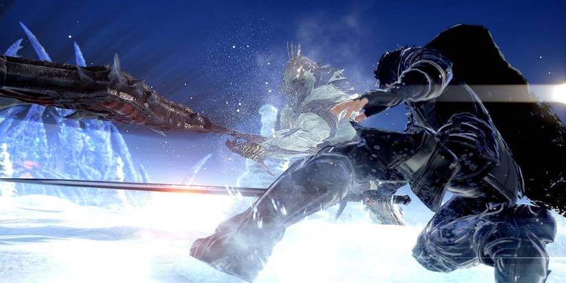 Code Vein - Just Narrowly Doding A Big Attack