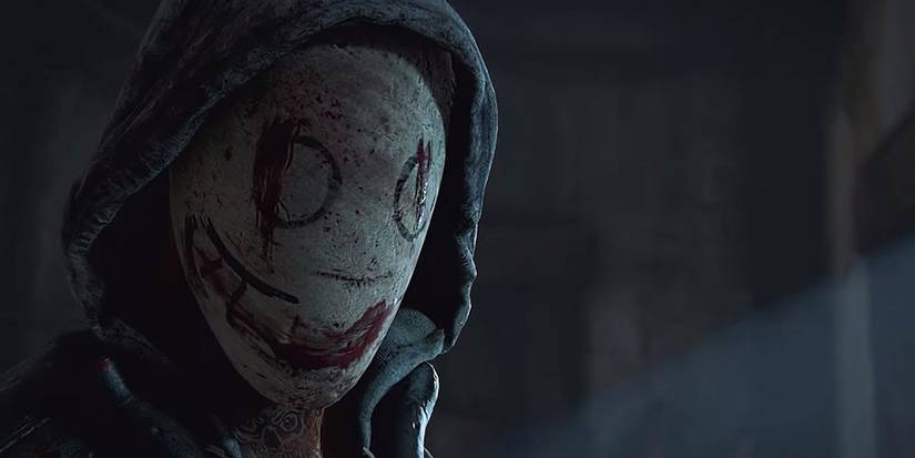 Close up as Frank being The Legion in Dead By Daylight 