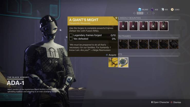 Destiny 2 Shadowkeep Makes Black Armory Exotics Easier To Get