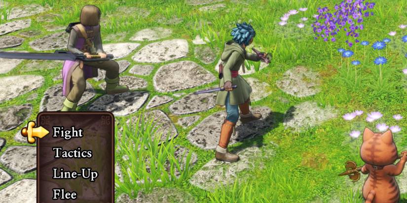 Dragon Quest XI S Battle Screen