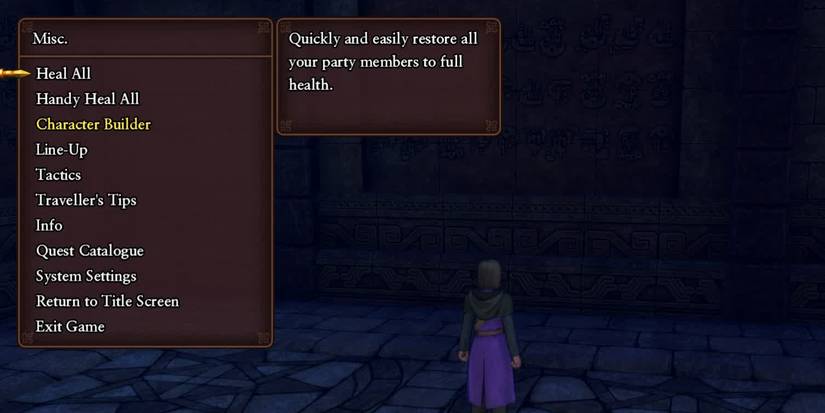 Dragon Quest XI S Heal All