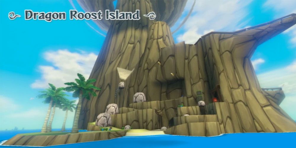 Dragon Roost Island from Wind Waker