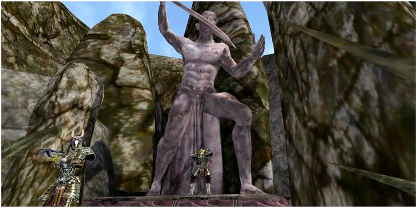 Elder Scrolls Orcs at Shrine