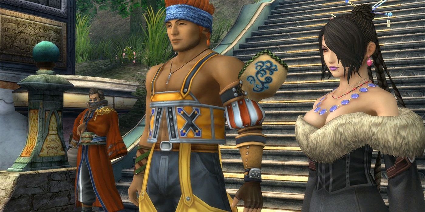 Wakka and Lulu in Final Fantasy 10-2