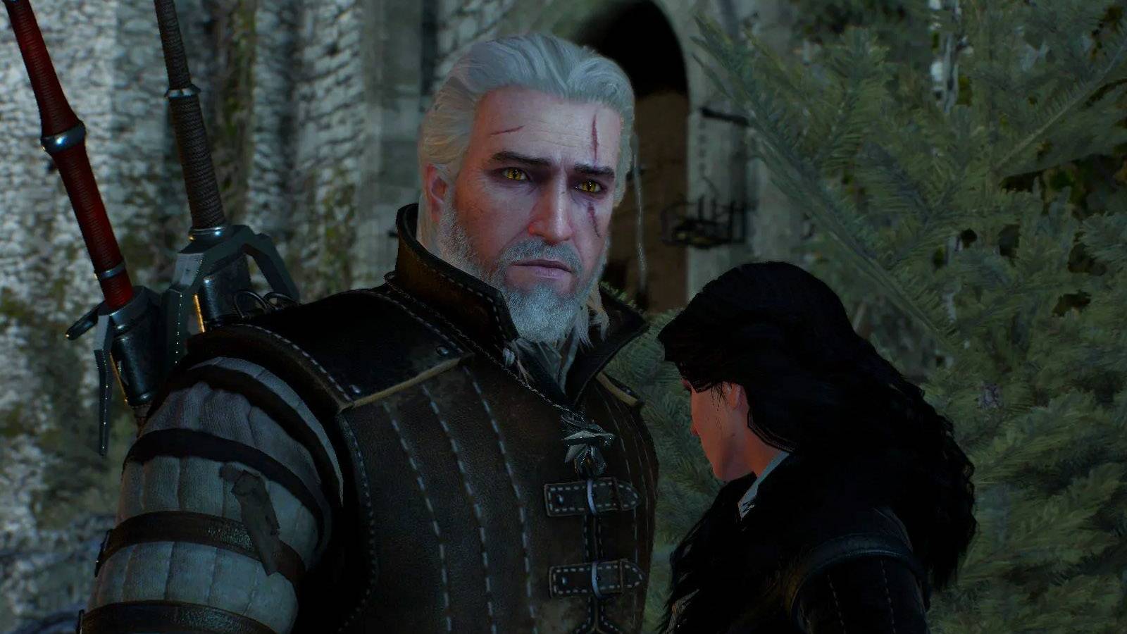 Geralt Witcher sad