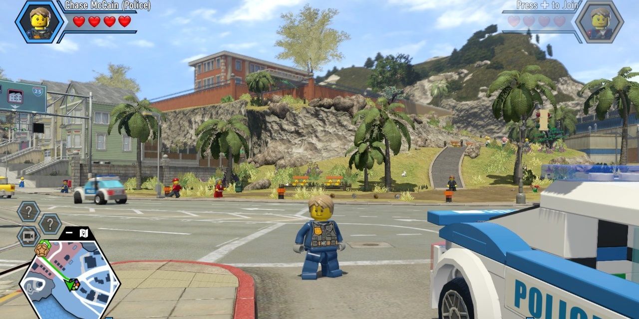 LEGO City Undercover - portagonist standing in the street