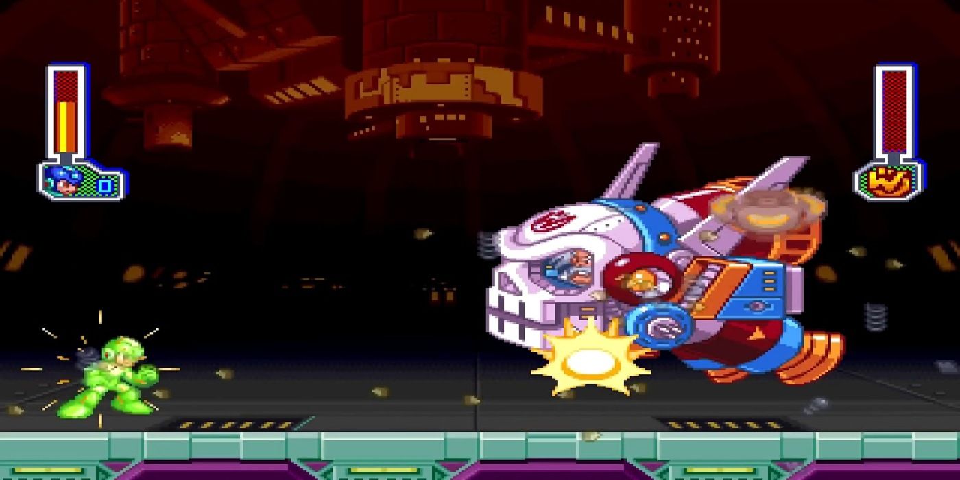 Boss fight in Mega Man 8