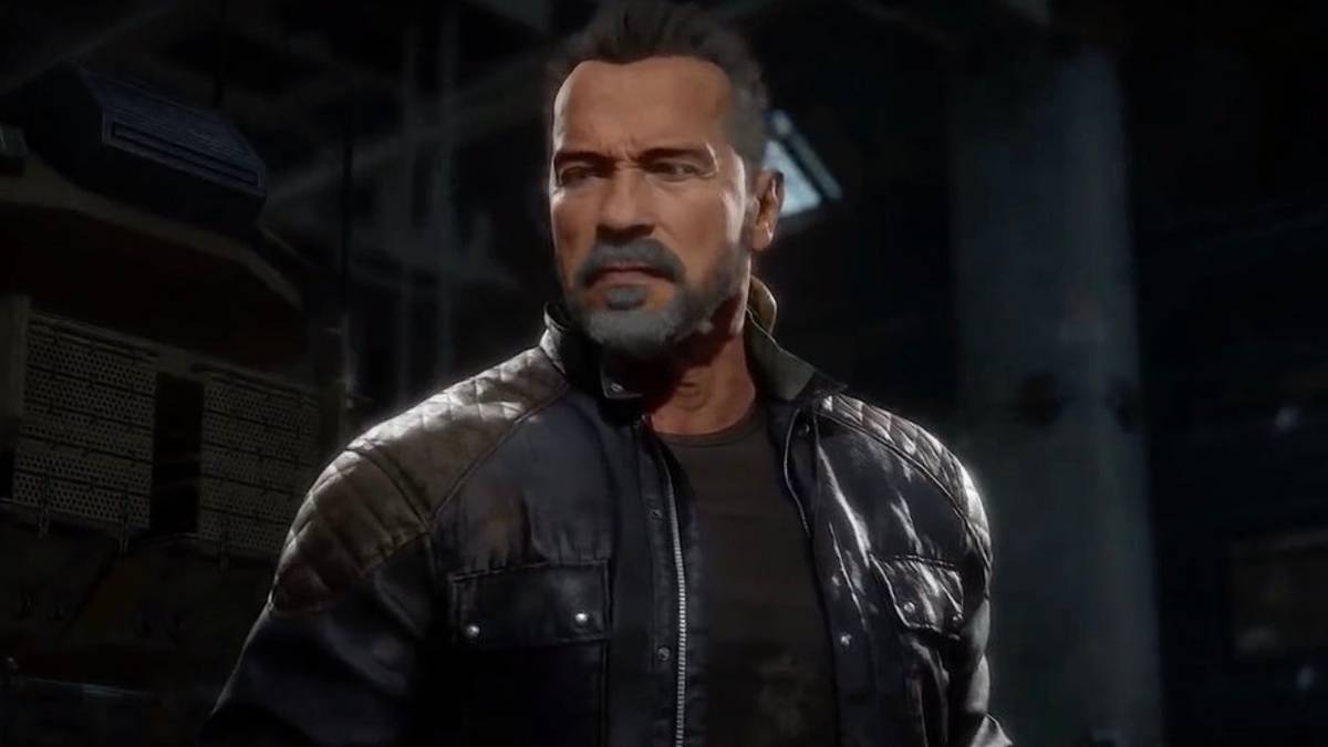 Mortal Kombat 11 T-800 looking to side