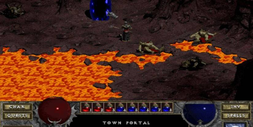 A screenshot from Diablo 1