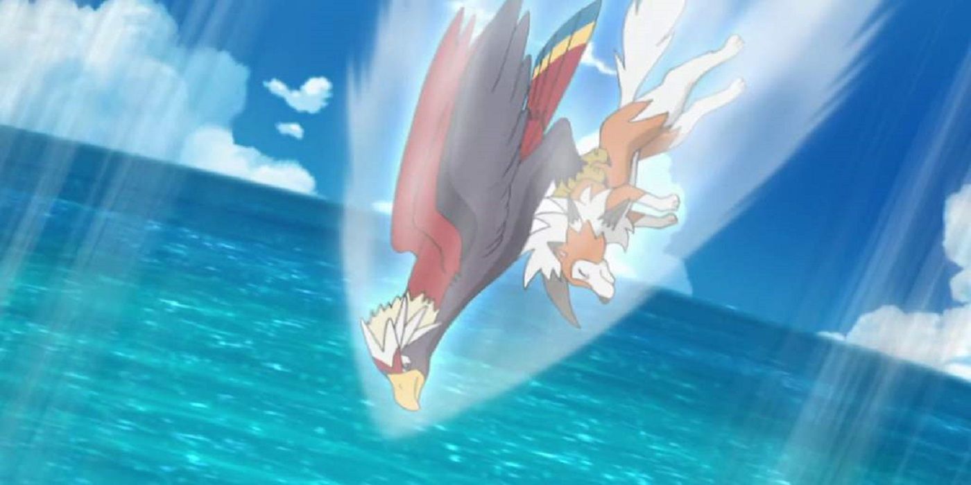 Pokémon Braviary Lycanroc Sky Drop
