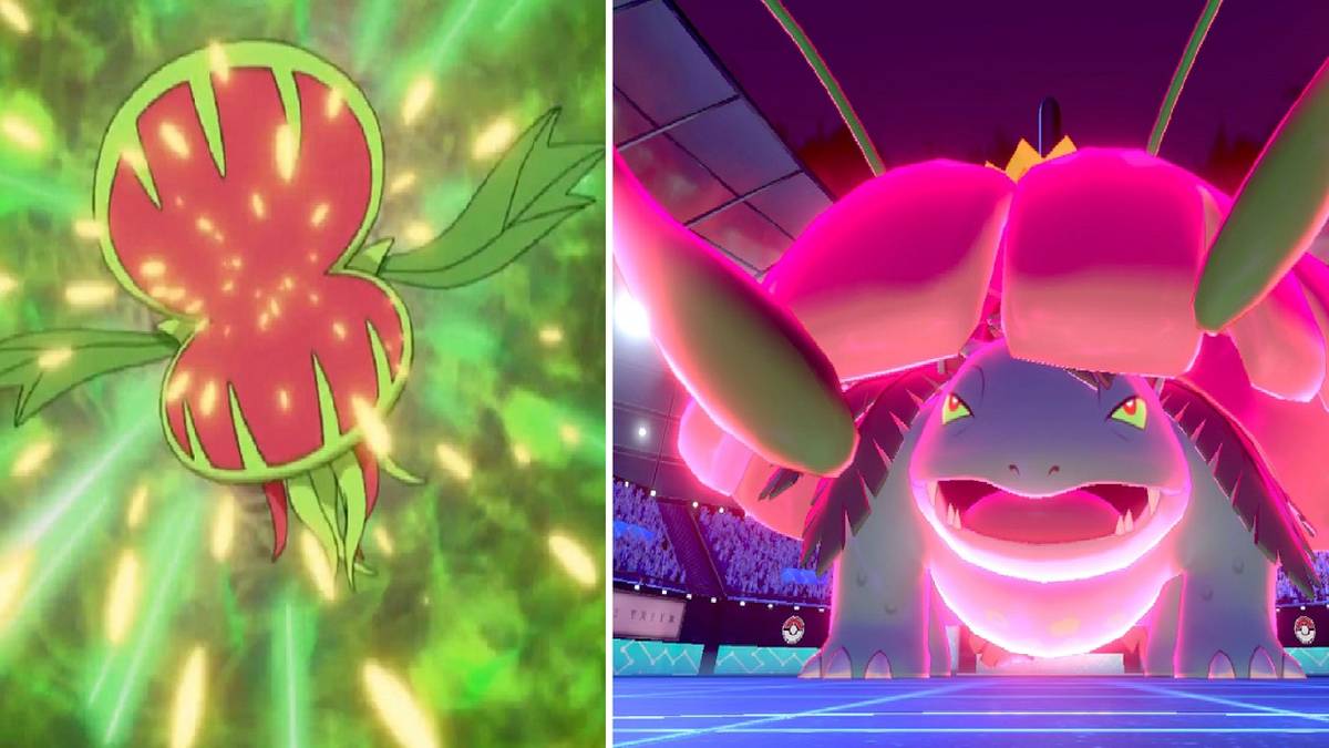 Pokémon Carnivine Bullet Seed Gigantamax Venusaur G-Max Vine Lash