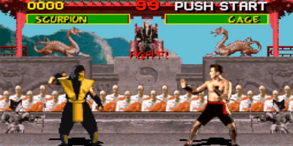 Scorpion Vs Johnny Cage Mortal Kombat