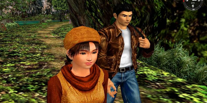 Shenmue two walking with Shenhua