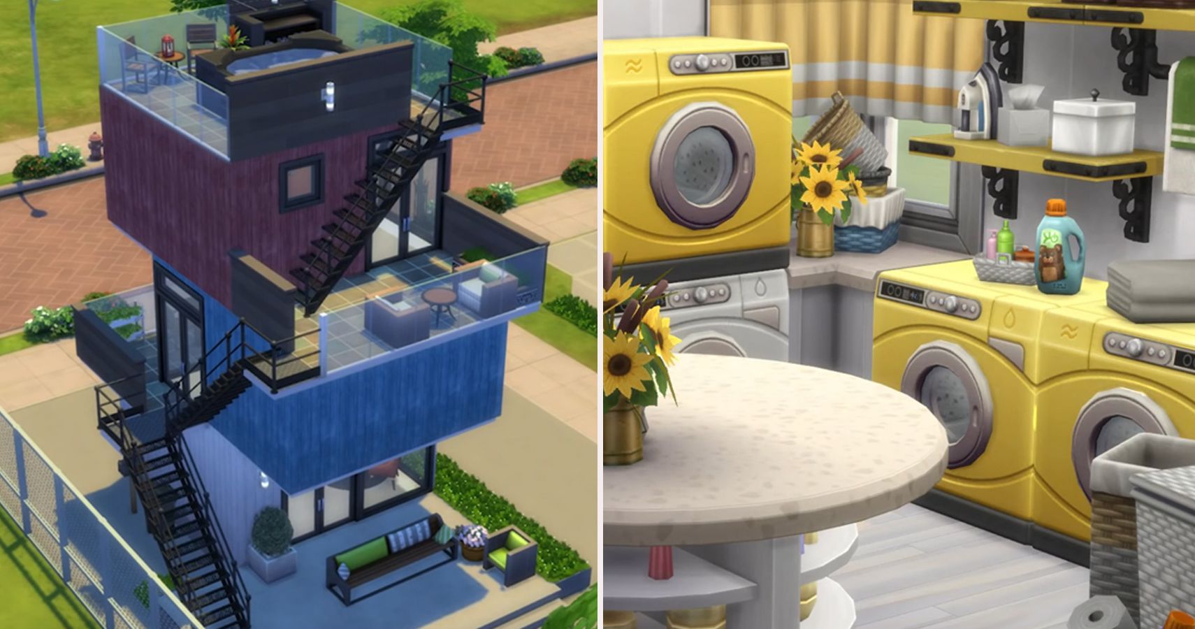 building house in sims 4