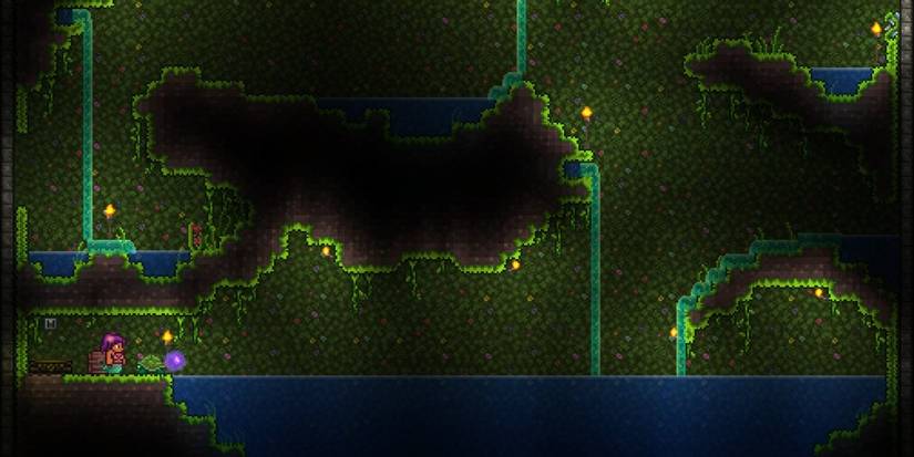 Terraria Underground Jungle Biome (1)
