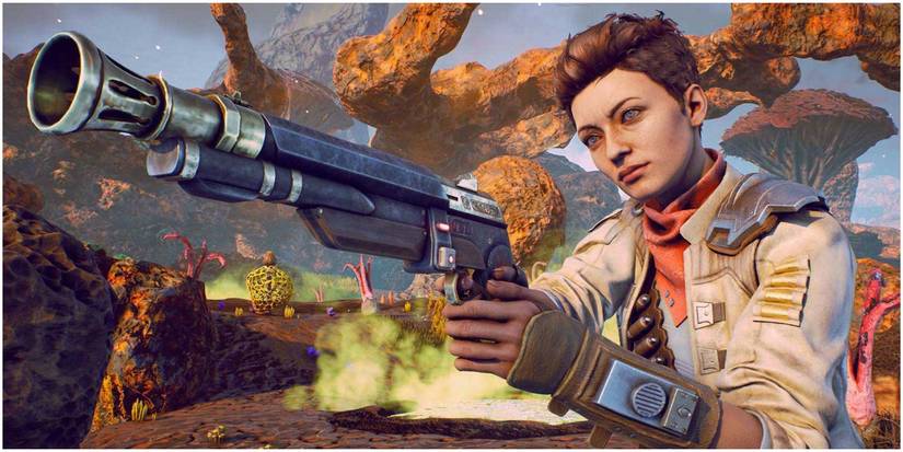 The Outer Worlds Gun Close Up