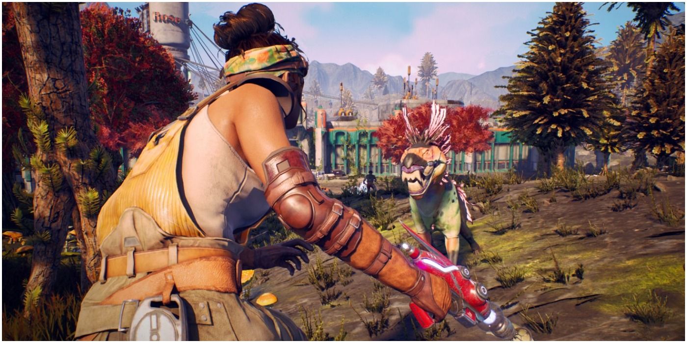 The Outer Worlds Parvati in Combat