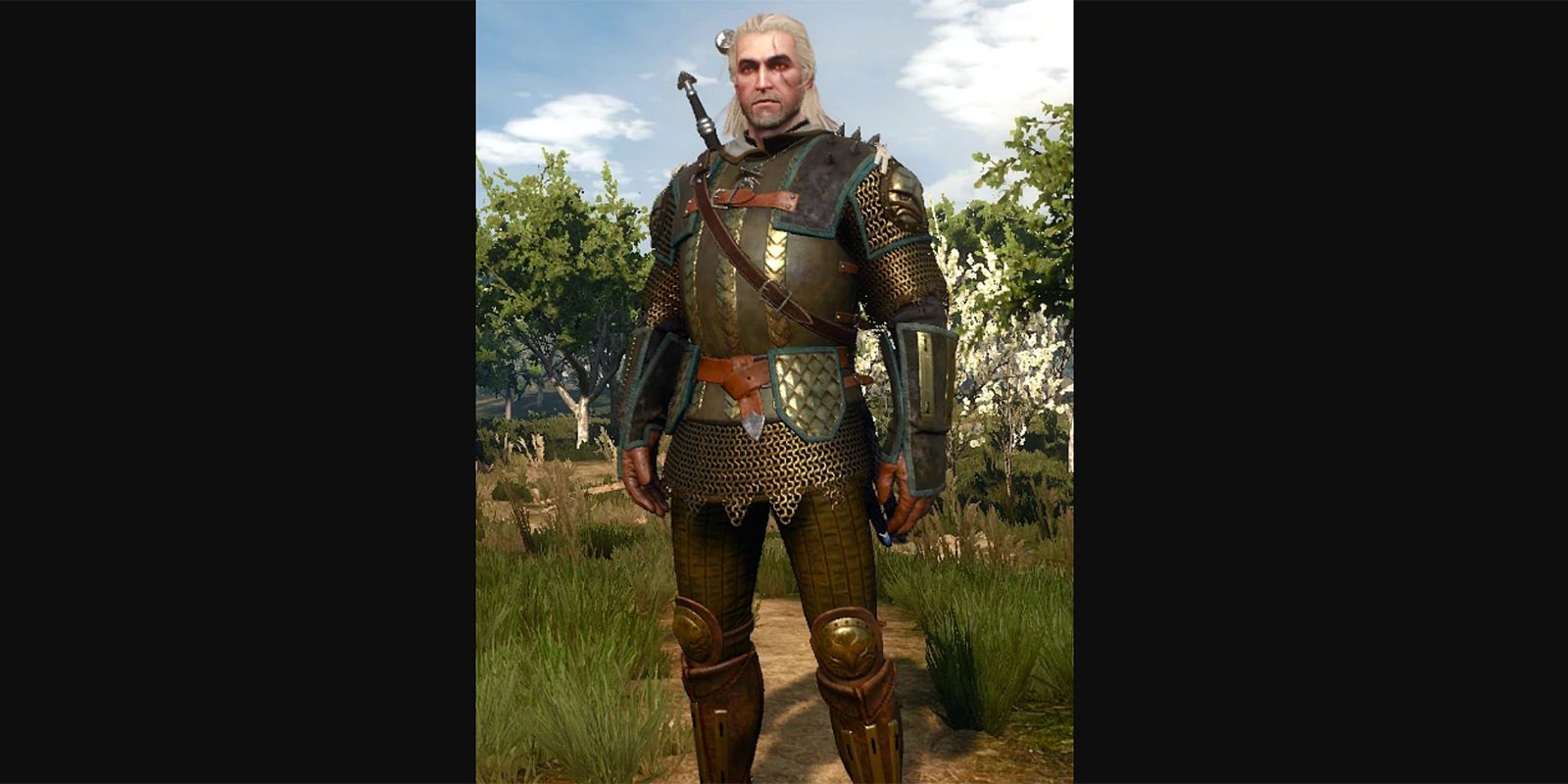 Witcher 3 Geralt Wearing Griffin Set