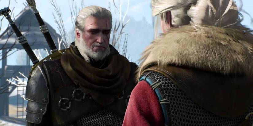 Witcher Ciri and Geralt