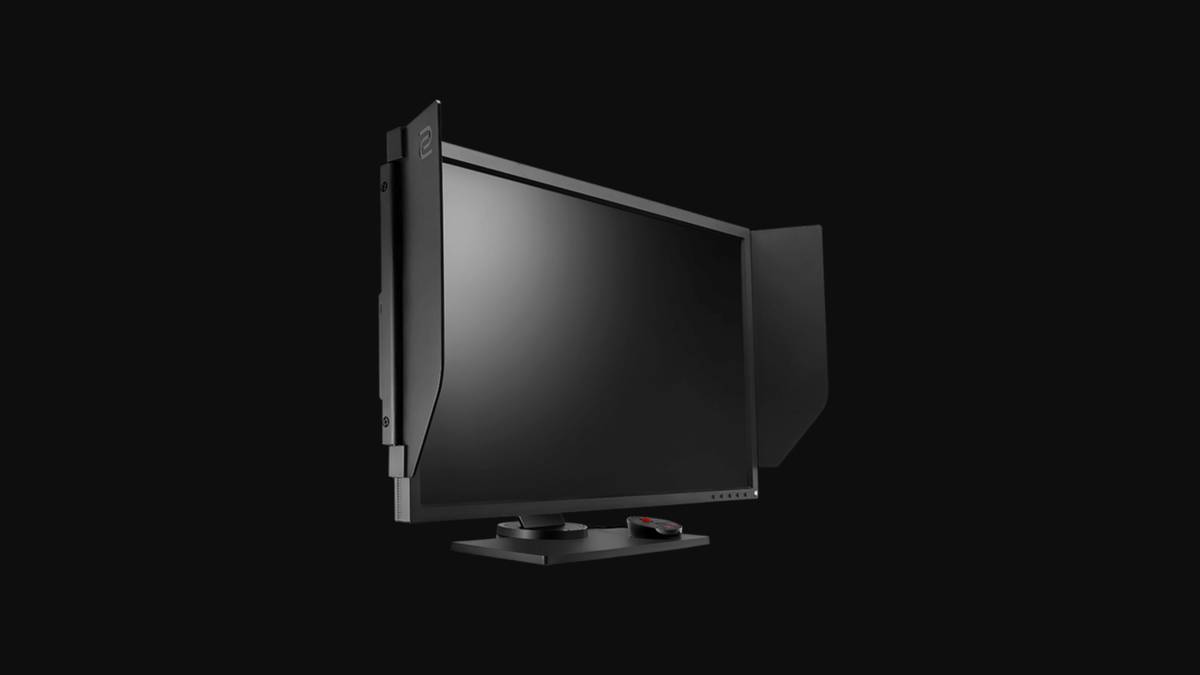 benq zowie xl2740 angled view