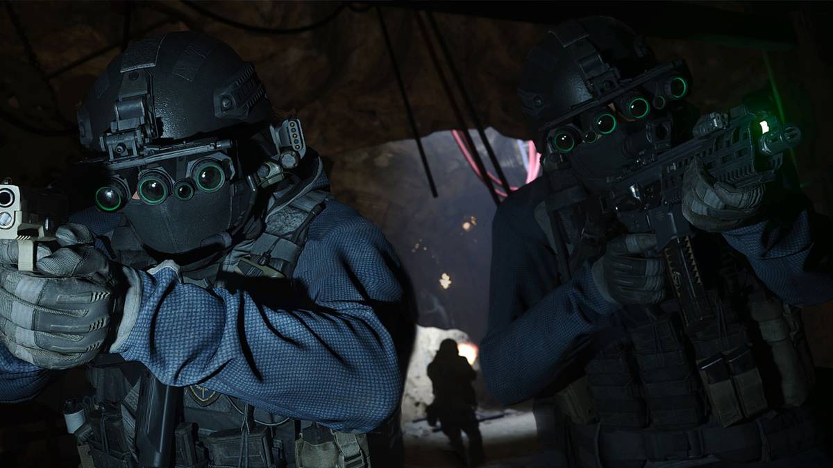 call of duty modern warfare night vision screenshot