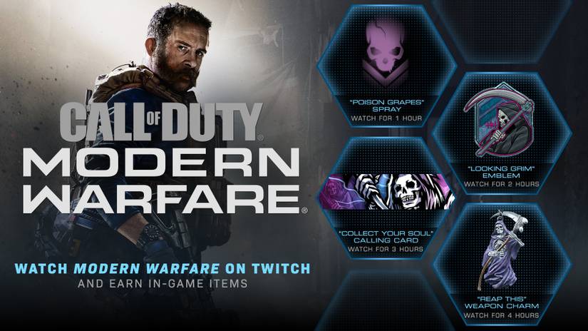 call of duty modern warfare twitch drop