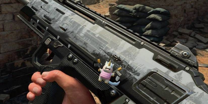 call of duty modern warfare weapon charm closeup