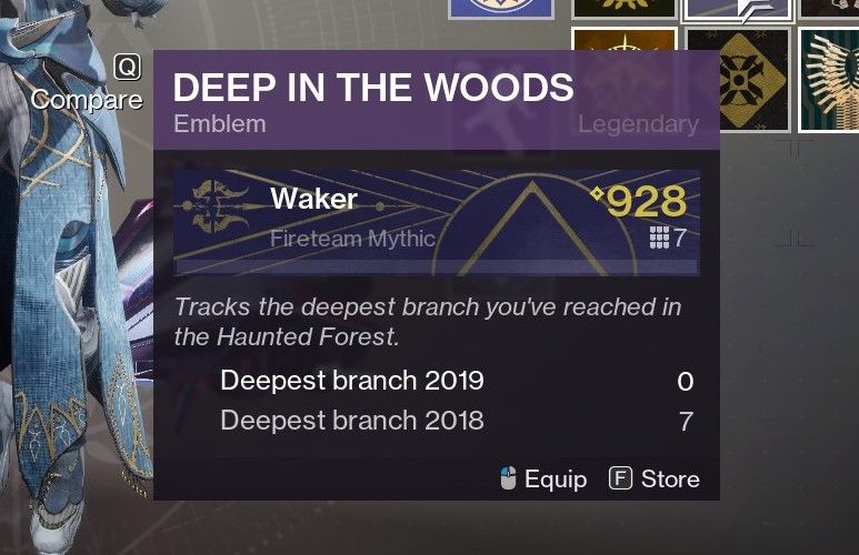 destiny 2 festival of the lost haunted forest emblem