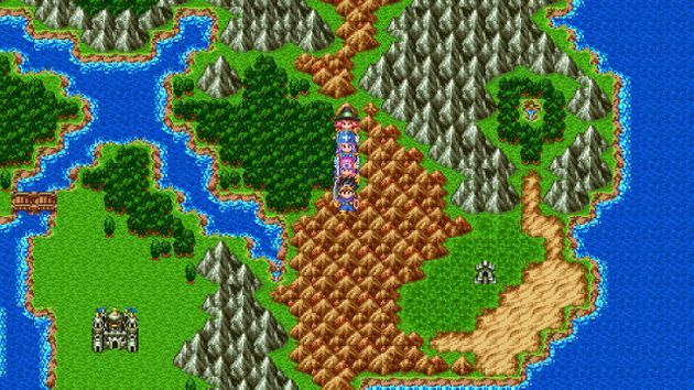 Dragon Quest world map