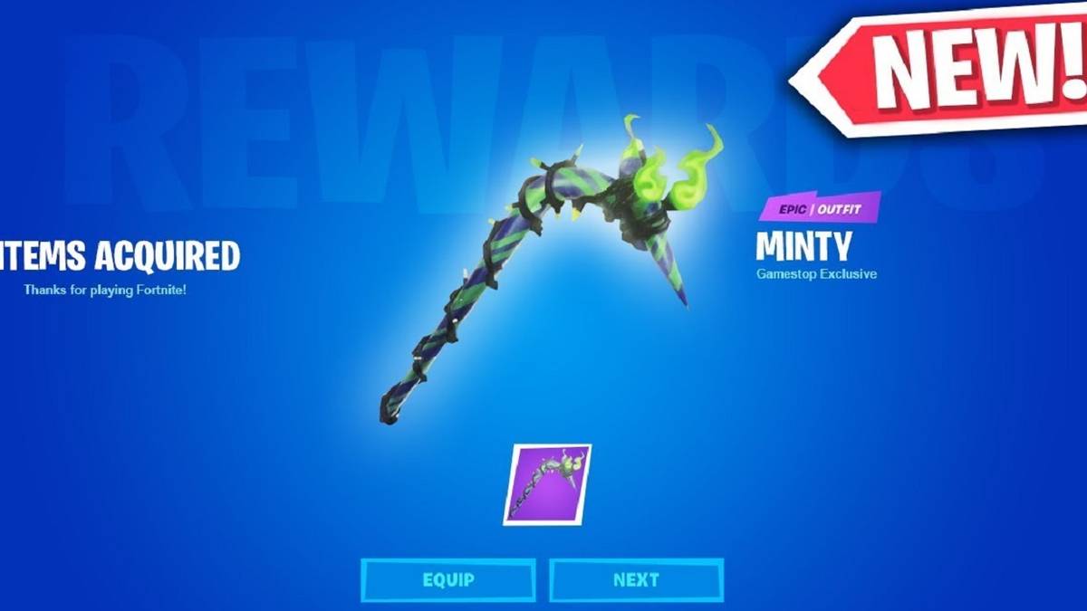 Fortnite Minty Pickaxe: How to Get the Merry Minty Pickaxe