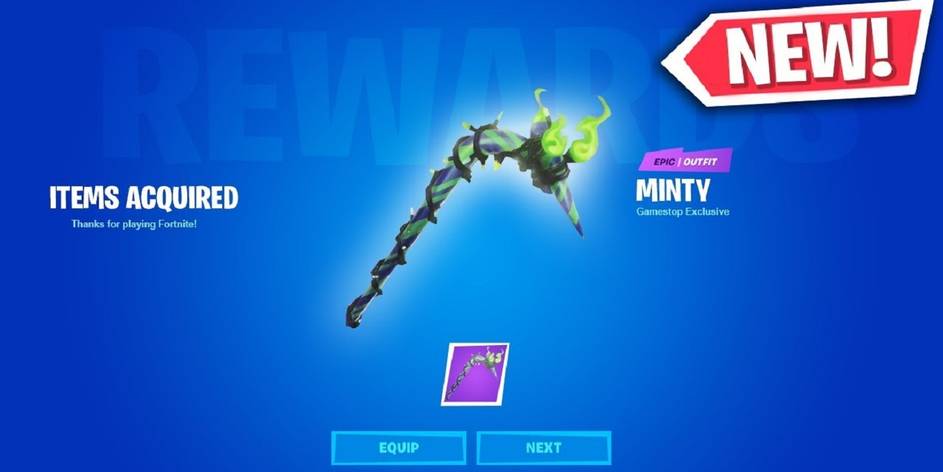 Fortnite How To Get The Merry Minty Pickaxe Fortnite How To Get The Merry Minty Pickaxe