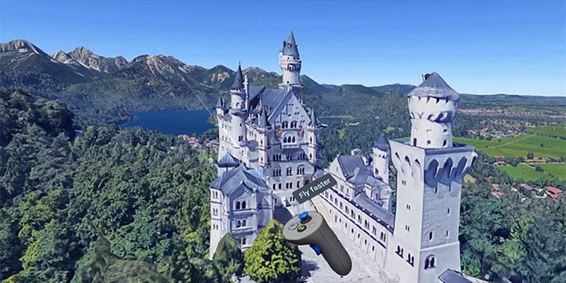 google earth virtual reality