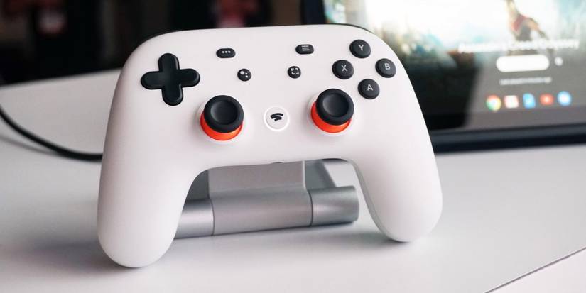 google stadia controller white