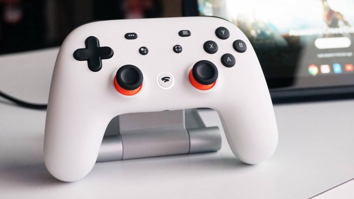 google stadia controller white