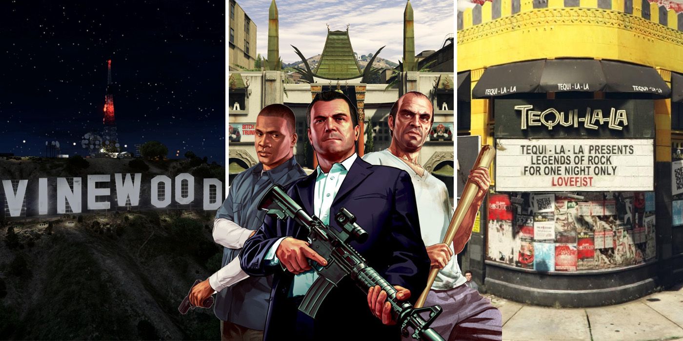 Which real-life cities have inspired the major cities of GTA?