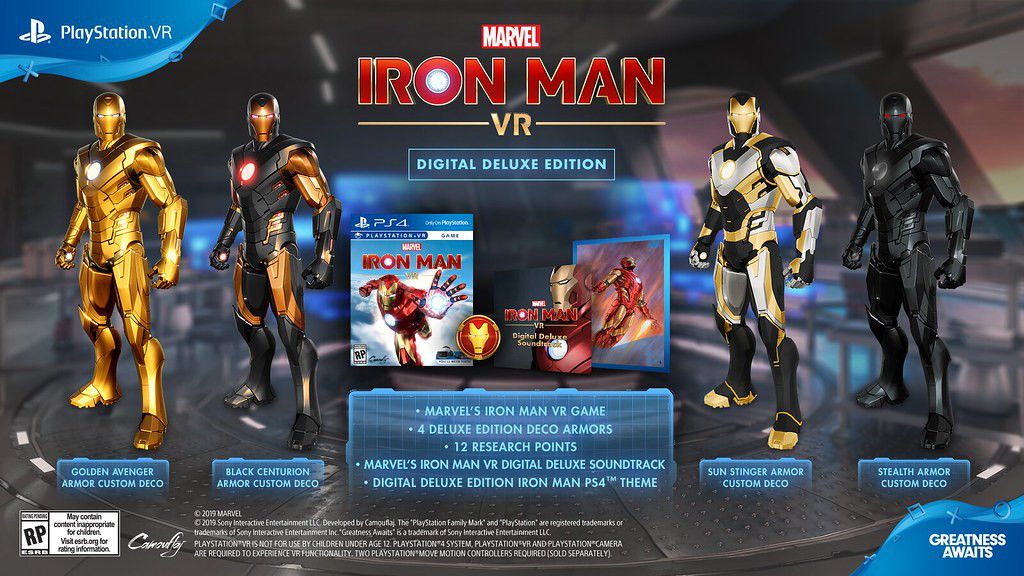 iron man vr preorder digital deluxe edition