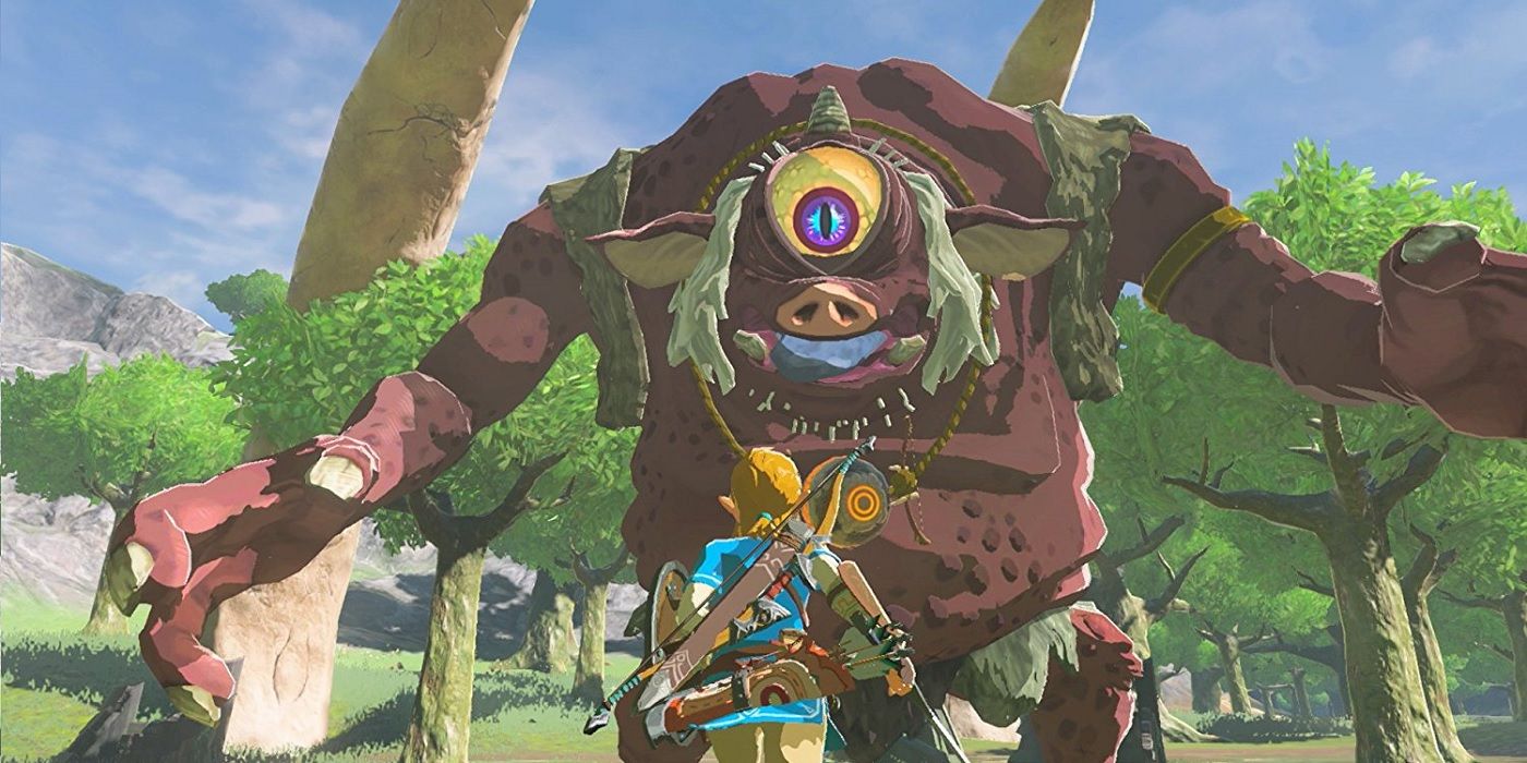 A Hinox in Breath of the Wild