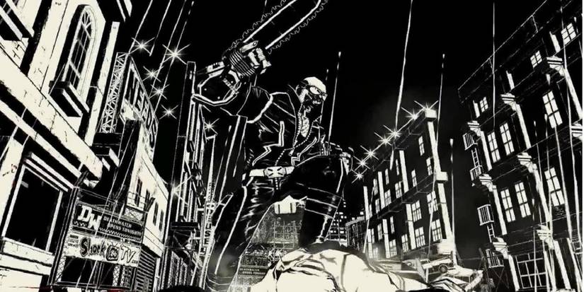 MadWorld Jack posing victoriously