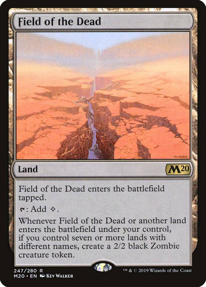 magic the gathering field of the dead ban