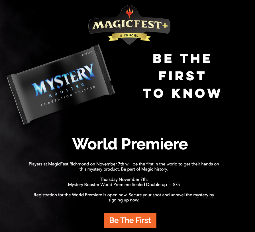 Magic: the Gathering Mystery Boosters