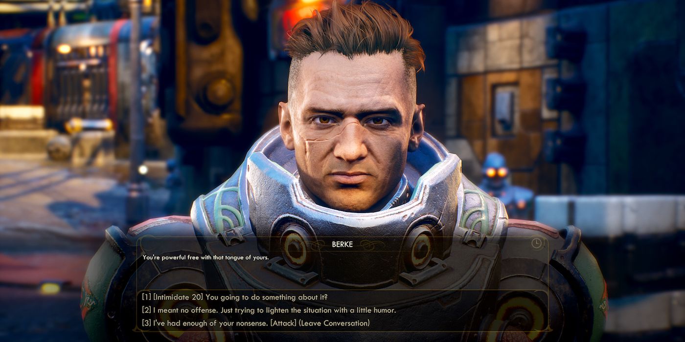 conversation system in outer worlds