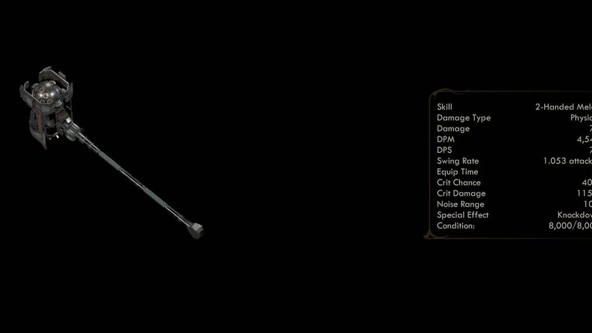 outer worlds melee science weapon