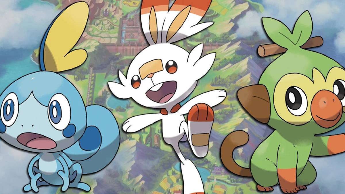 pokemon sword shield grookey sobble scorbunny
